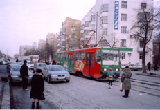 Трамвай "СПЕКТР" (инв. № 810) после перекраски
