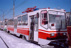 Очередной трамвай "СПЕКТР" (инв. № 818) появился в Западном депо