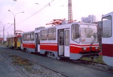 Трамвай СПЕКТР № 817 в депо