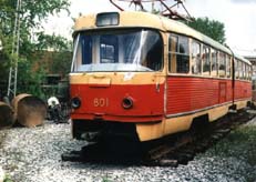 Ретро-трамвай Tatra K-2. Фото: май 2002 года.