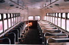 Салон ретро-трамвая МТВ-82