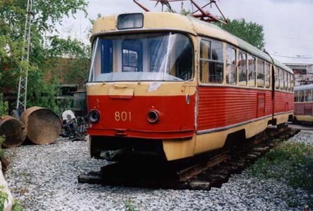 Музейный вагон К-2 в Южном депо. Май 2002 года.